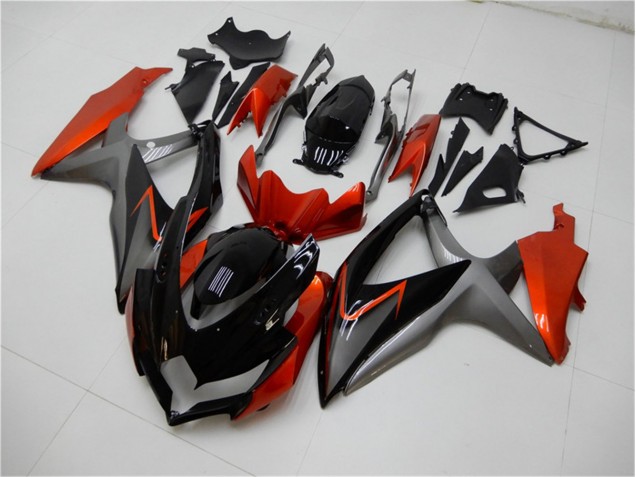 Affordable 2008-2010 Black Orange Grey Suzuki GSXR 600/750 Motorbike Fairing Kits UK Affordable 2008-2010 Black Orange Grey Suzuki GSXR 600/750 Motorbike Fairing Kits UK