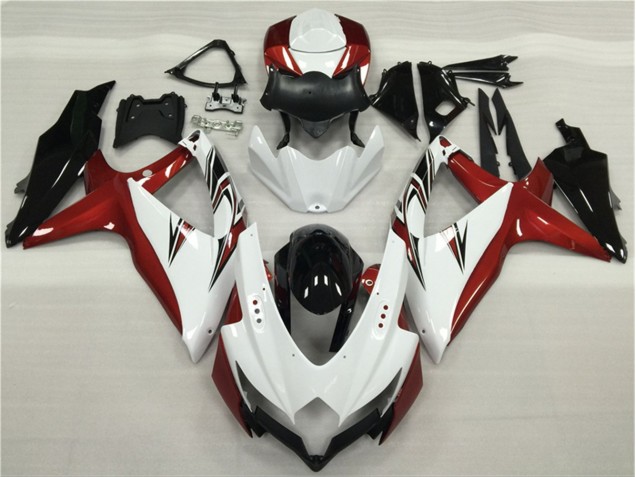 Affordable 2008-2010 White Red Black Suzuki GSXR 600/750 Motor Fairings UK Affordable 2008-2010 White Red Black Suzuki GSXR 600/750 Motor Fairings UK
