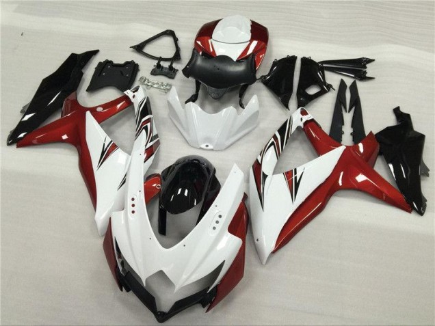 Affordable 2008-2010 White Red Black Suzuki GSXR 600/750 Motor Fairings UK Affordable 2008-2010 White Red Black Suzuki GSXR 600/750 Motor Fairings UK