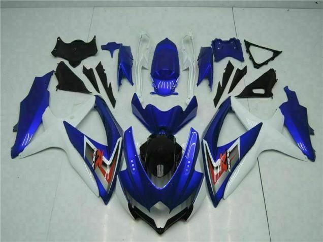 Affordable 2008-2010 Blue White Suzuki GSXR 600/750 Motorcycle Fairings UK Affordable 2008-2010 Blue White Suzuki GSXR 600/750 Motorcycle Fairings UK