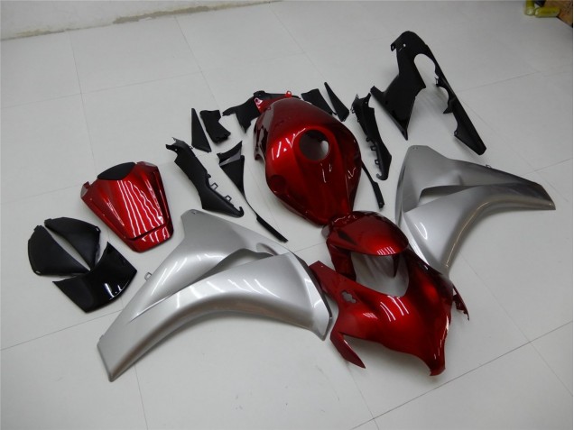 Affordable 2008-2011 Red Silver Honda CBR1000RR Motorbike Fairings UK Affordable 2008-2011 Red Silver Honda CBR1000RR Motorbike Fairings UK