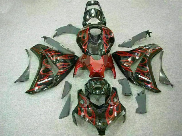Affordable 2008-2011 Red Flame Honda CBR1000RR Motorbike Fairing UK Affordable 2008-2011 Red Flame Honda CBR1000RR Motorbike Fairing UK