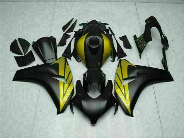 Affordable 2008-2011 Black Gold Honda CBR1000RR Replacement Motorcycle Fairings UK Affordable 2008-2011 Black Gold Honda CBR1000RR Replacement Motorcycle Fairings UK
