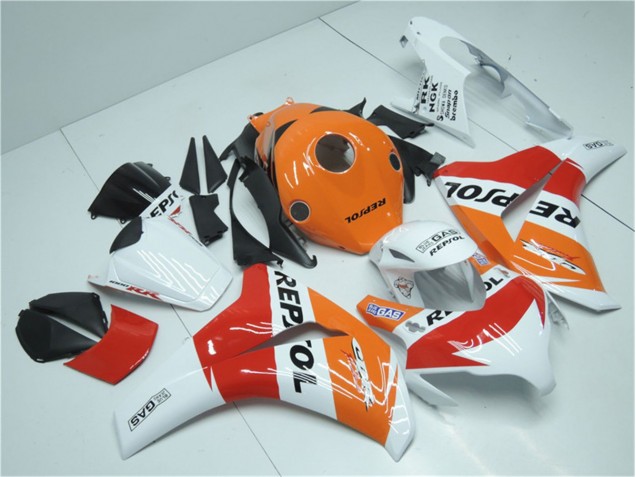 Affordable 2008-2011 Orange White Red Repsol Honda CBR1000RR Motorcycle Fairing Kits UK Affordable 2008-2011 Orange White Red Repsol Honda CBR1000RR Motorcycle Fairing Kits UK