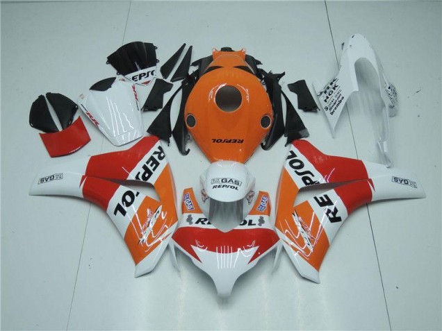 Affordable 2008-2011 Orange White Red Repsol Honda CBR1000RR Motorcycle Fairing Kits UK Affordable 2008-2011 Orange White Red Repsol Honda CBR1000RR Motorcycle Fairing Kits UK