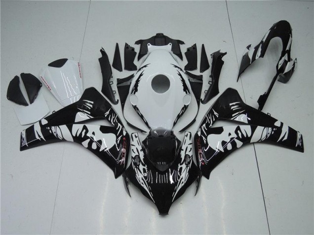 Affordable 2008-2011 Black White Honda CBR1000RR Motorbike Fairing UK Affordable 2008-2011 Black White Honda CBR1000RR Motorbike Fairing UK