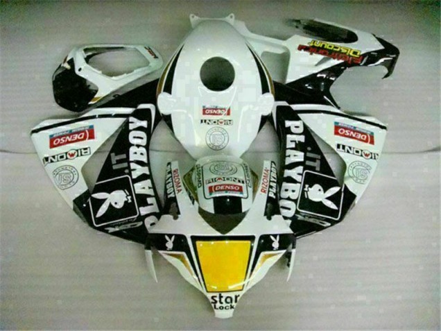 Affordable 2008-2011 White Black Playboy Honda CBR1000RR Motorbike Fairing UK Affordable 2008-2011 White Black Playboy Honda CBR1000RR Motorbike Fairing UK