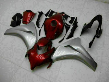 Affordable 2008-2011 Red Silver Honda CBR1000RR Replacement Motorcycle Fairings UK