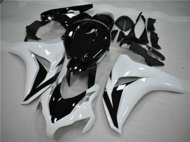 Affordable 2008-2011 White Black Honda CBR1000RR Motorbike Fairing Kits UK