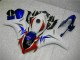 Affordable 2008-2011 White Blue Honda CBR1000RR Motorcycle Fairing Kits UK