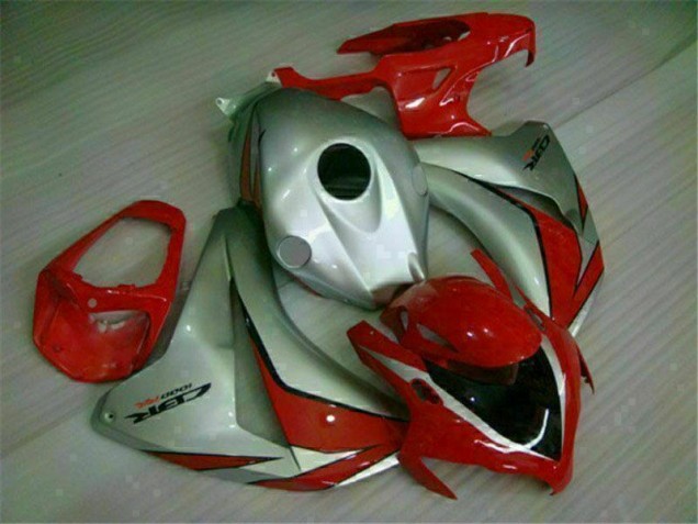 Affordable 2008-2011 Red Silver Honda CBR1000RR Motorbike Fairing UK