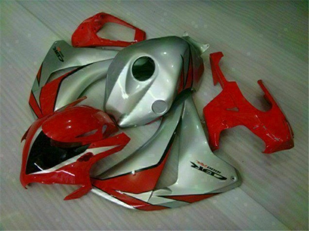Affordable 2008-2011 Red Silver Honda CBR1000RR Motorbike Fairing UK