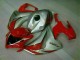 Affordable 2008-2011 Red Silver Honda CBR1000RR Motorbike Fairing UK
