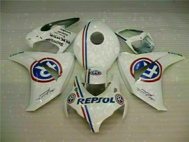 Affordable 2008-2011 White Blue Repsol Honda CBR1000RR Bike Fairing UK