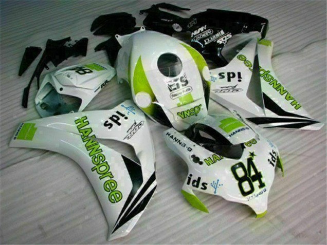 Affordable 2008-2011 White Green Hannspree 84 Honda CBR1000RR Motorcycle Bodywork UK Affordable 2008-2011 White Green Hannspree 84 Honda CBR1000RR Motorcycle Bodywork UK