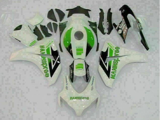 Affordable 2008-2011 Green White Honda CBR1000RR Motorcycle Fairings Kit UK Affordable 2008-2011 Green White Honda CBR1000RR Motorcycle Fairings Kit UK
