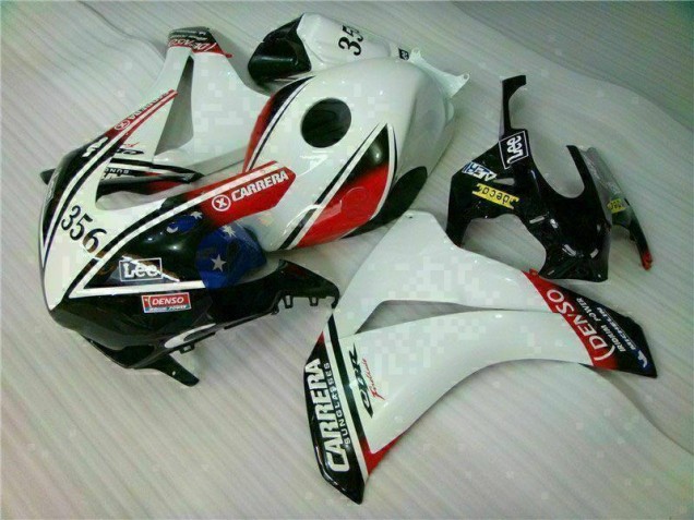 Affordable 2008-2011 White Black Honda CBR1000RR Motorcylce Fairings & Plastics UK