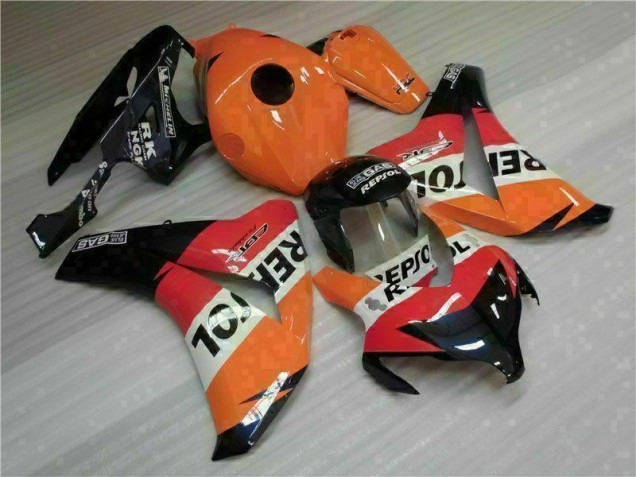 Affordable 2008-2011 Orange Repsol Honda CBR1000RR Motorcycle Fairings UK