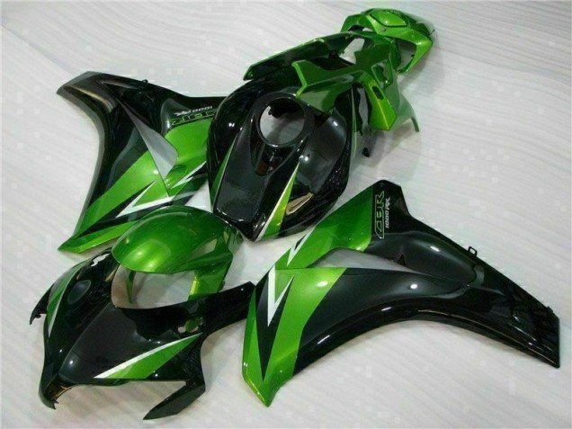 Affordable 2008-2011 Green Black Honda CBR1000RR Motorbike Fairings UK