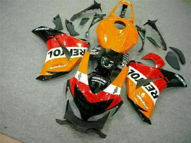 Affordable 2008-2011 Orange Repsol Honda CBR1000RR Motorcycle Fairing Kits UK Affordable 2008-2011 Orange Repsol Honda CBR1000RR Motorcycle Fairing Kits UK