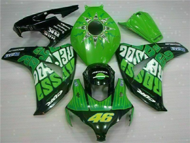 Affordable 2008-2011 Green Honda CBR1000RR Motorbike Fairing UK