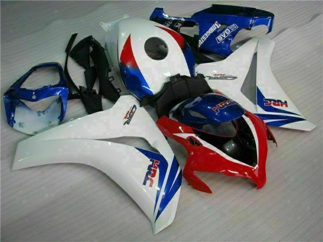 Affordable 2008-2011 White Blue Honda CBR1000RR Bike Fairing & Plastics UK Affordable 2008-2011 White Blue Honda CBR1000RR Bike Fairing & Plastics UK