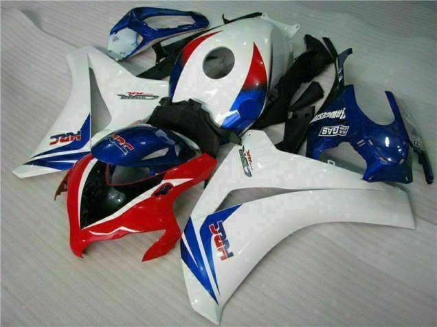 Affordable 2008-2011 White Blue Honda CBR1000RR Bike Fairing & Plastics UK Affordable 2008-2011 White Blue Honda CBR1000RR Bike Fairing & Plastics UK