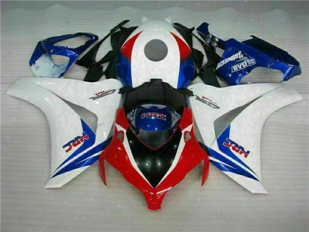 Affordable 2008-2011 White Blue Honda CBR1000RR Bike Fairing & Plastics UK Affordable 2008-2011 White Blue Honda CBR1000RR Bike Fairing & Plastics UK