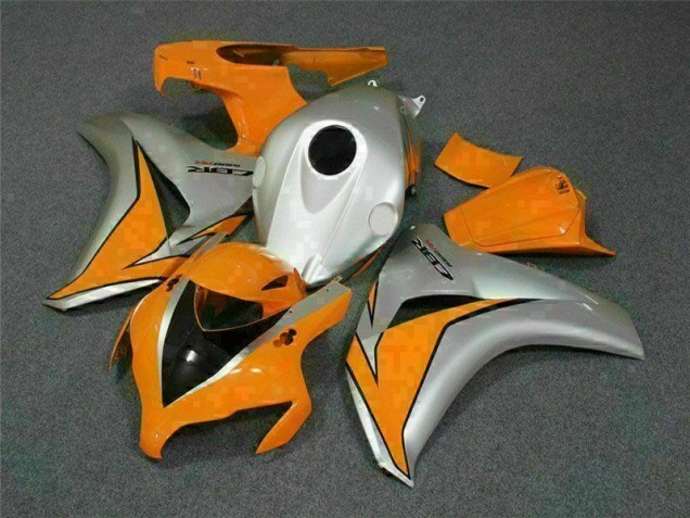 Affordable 2008-2011 Orange Silver Honda CBR1000RR Motorcycle Bodywork UK Affordable 2008-2011 Orange Silver Honda CBR1000RR Motorcycle Bodywork UK