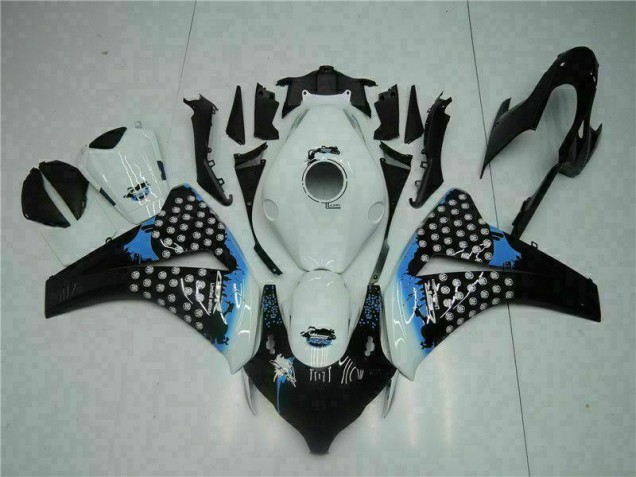 Affordable 2008-2011 White Black Honda CBR1000RR Moto Fairings UK Affordable 2008-2011 White Black Honda CBR1000RR Moto Fairings UK