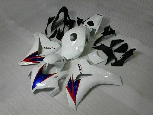 Affordable 2008-2011 White Blue Red Honda CBR1000RR Motor Fairings UK