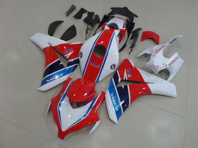 Affordable 2008-2011 Red White Blue HRC Honda CBR1000RR Motorcycle Fairing UK