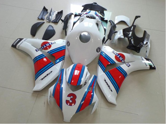 Affordable 2008-2011 Martini 3 Honda CBR1000RR Motorcyle Fairings UK
