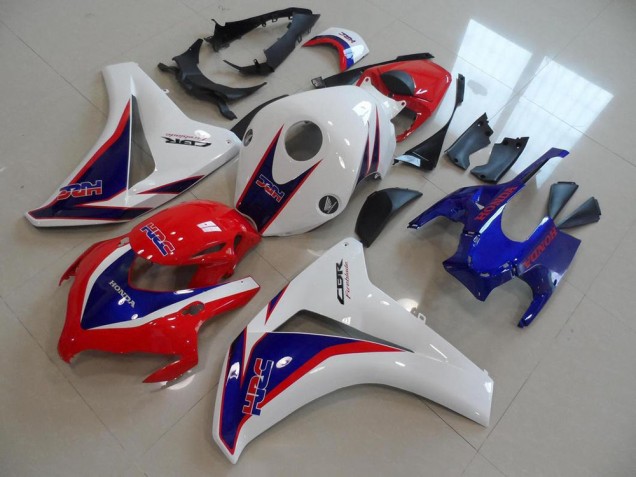 Affordable 2008-2011 Red White Blue HRC Honda CBR1000RR Replacement Fairings UK