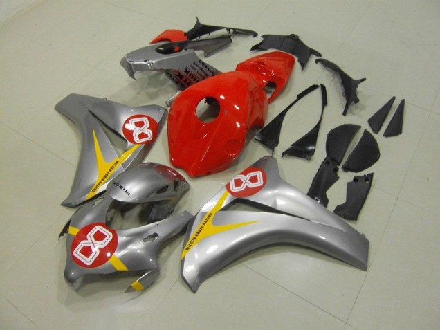 Affordable 2008-2011 Silver Red 8 Honda CBR1000RR Motorbike Fairings UK Affordable 2008-2011 Silver Red 8 Honda CBR1000RR Motorbike Fairings UK