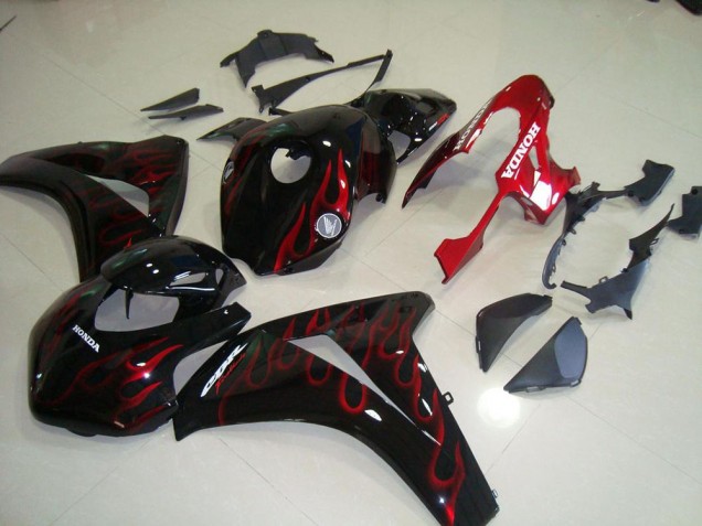 Affordable 2008-2011 Red Flame Race Honda CBR1000RR Motorcycle Fairing Kit UK Affordable 2008-2011 Red Flame Race Honda CBR1000RR Motorcycle Fairing Kit UK