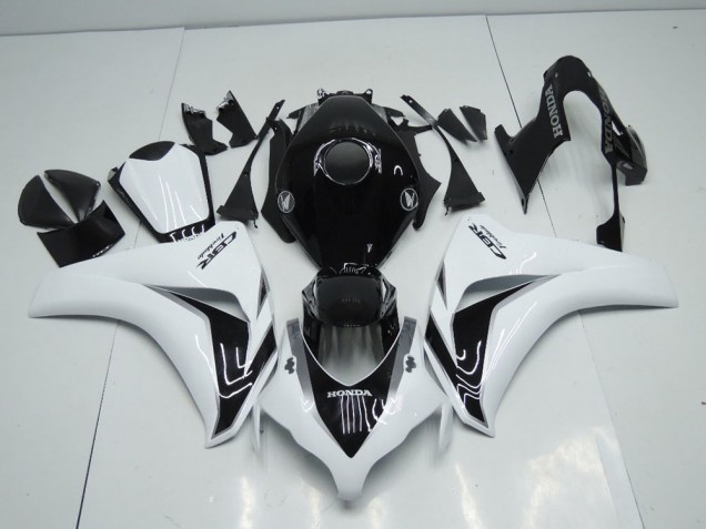 Affordable 2008-2011 White and Black Grey Honda CBR1000RR Motorbike Fairing UK