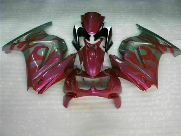 Affordable 2008-2012 Purple Red Kawasaki EX250 Replacement Motorcycle Fairings UK Affordable 2008-2012 Purple Red Kawasaki EX250 Replacement Motorcycle Fairings UK