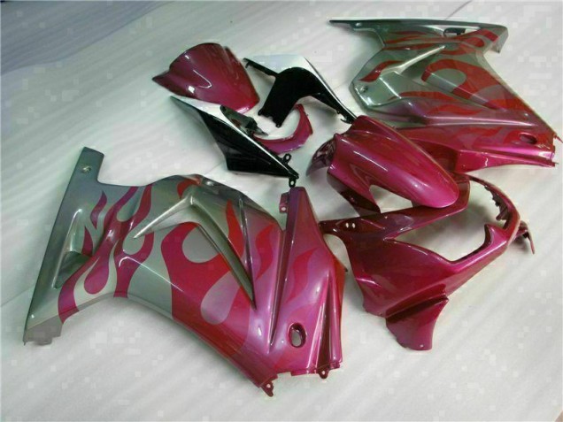 Affordable 2008-2012 Purple Red Kawasaki EX250 Replacement Motorcycle Fairings UK Affordable 2008-2012 Purple Red Kawasaki EX250 Replacement Motorcycle Fairings UK
