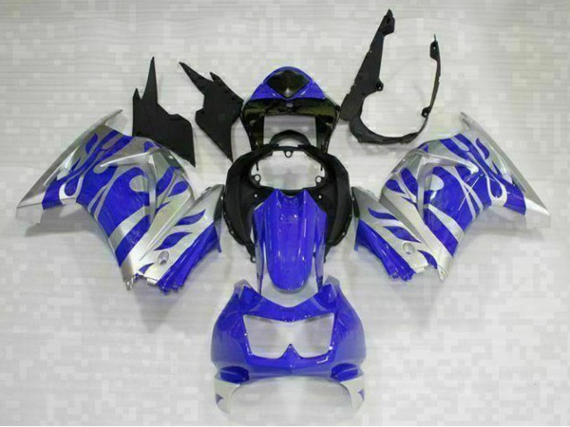Affordable 2008-2012 Black Blue Kawasaki EX250 Replacement Fairings UK Affordable 2008-2012 Black Blue Kawasaki EX250 Replacement Fairings UK