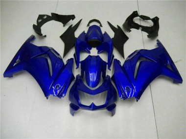 Affordable 2008-2012 Glossy Blue Kawasaki EX250 Motorcycle Fairings Kit UK