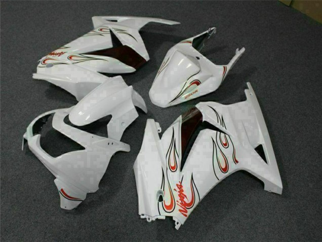 Affordable 2008-2012 White Red Kawasaki EX250 Motorcylce Fairings UK Affordable 2008-2012 White Red Kawasaki EX250 Motorcylce Fairings UK