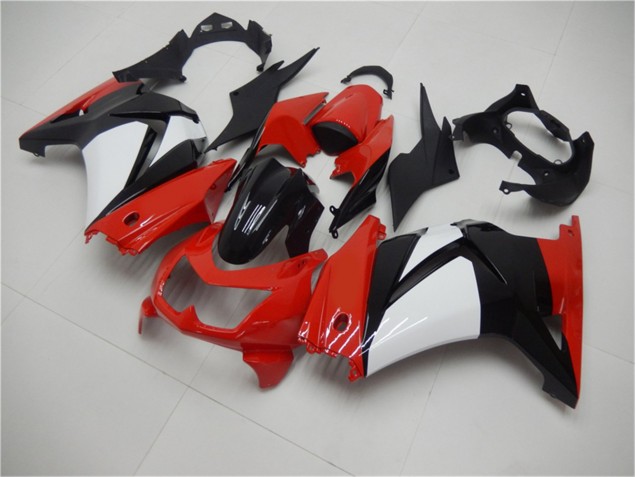 Affordable 2008-2012 Red Black White Kawasaki EX250 Motorcycle Fairings UK Affordable 2008-2012 Red Black White Kawasaki EX250 Motorcycle Fairings UK