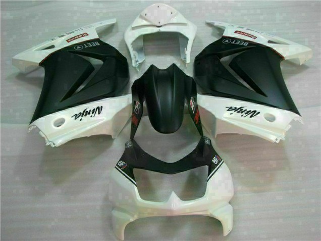 Affordable 2008-2012 White Black Ninja 3M Kawasaki EX250 Motorcycle Fairings UK Affordable 2008-2012 White Black Ninja 3M Kawasaki EX250 Motorcycle Fairings UK