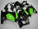Affordable 2008-2012 Black Green Kawasaki EX250 Motorbike Fairings UK
