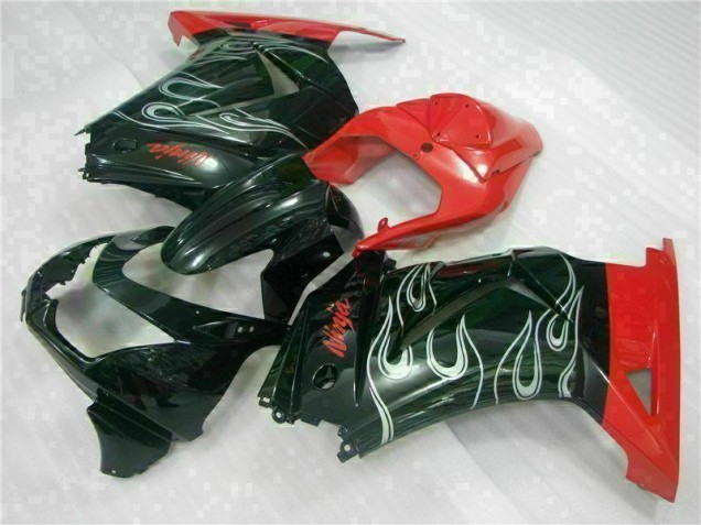 Affordable 2008-2012 Black Red Ninja Kawasaki EX250 Motorcycle Fairing UK Affordable 2008-2012 Black Red Ninja Kawasaki EX250 Motorcycle Fairing UK