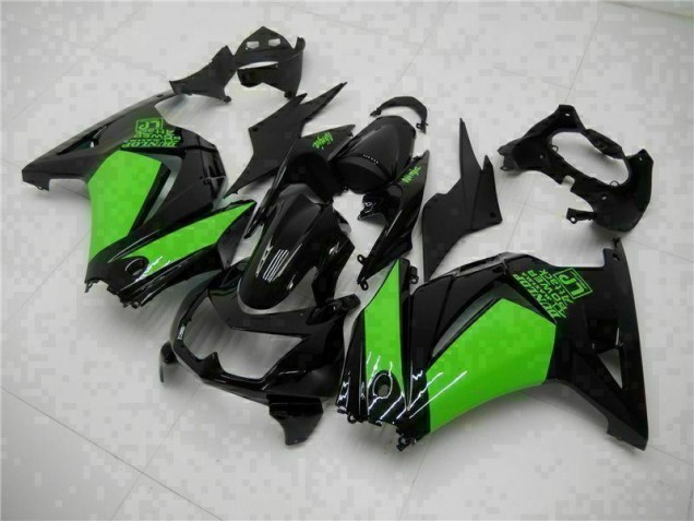 Affordable 2008-2012 Black Green Ninja Kawasaki EX250 Motorcycle Bodywork UK Affordable 2008-2012 Black Green Ninja Kawasaki EX250 Motorcycle Bodywork UK