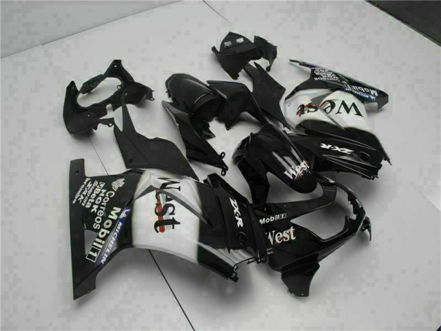 Affordable 2008-2012 Black West Kawasaki EX250 Motorcycle Fairings Kits UK Affordable 2008-2012 Black West Kawasaki EX250 Motorcycle Fairings Kits UK