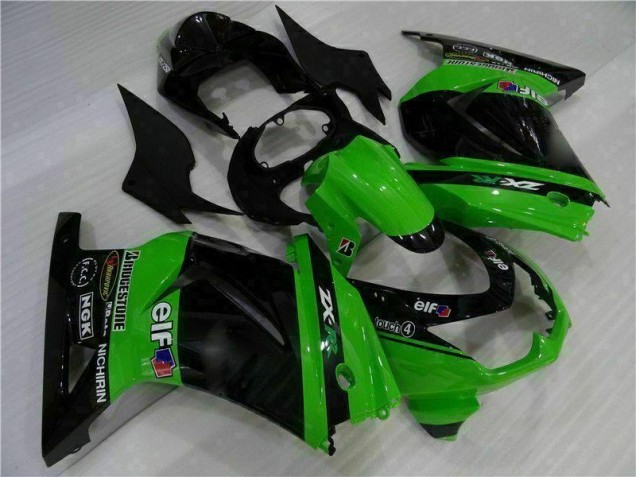 Affordable 2008-2012 Black Green Kawasaki EX250 Motorcylce Fairings UK Affordable 2008-2012 Black Green Kawasaki EX250 Motorcylce Fairings UK