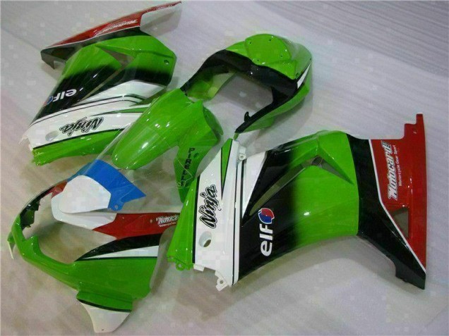 Affordable 2008-2012 White Green Black Ninja Kawasaki EX250 Motorbike Fairing UK Affordable 2008-2012 White Green Black Ninja Kawasaki EX250 Motorbike Fairing UK